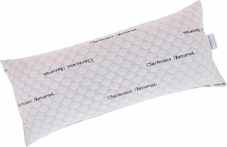 SnelShoppen Visco-elastisch Kussen met Carbon Stretch Stof, Medium tot Hoge Stevigheid, 90 cm, Ergonomisch voor Nekondersteuning