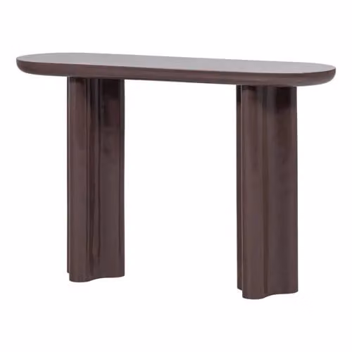 WOOOD Evara Bijzettafel - Bruin - Hoogglans - B: 120 cm, D: 80 cm, H: 35 cm