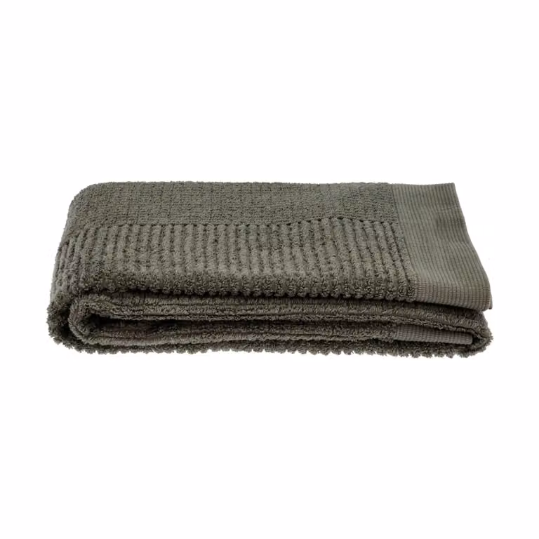Zone Denmark Classic badhanddoek Olive green 70 x 140 cm