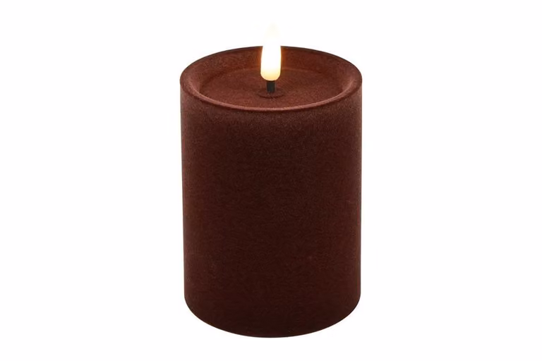 Countryfield Ledkaars Lyon Diep Paars Velvet D7,5 H10 cm