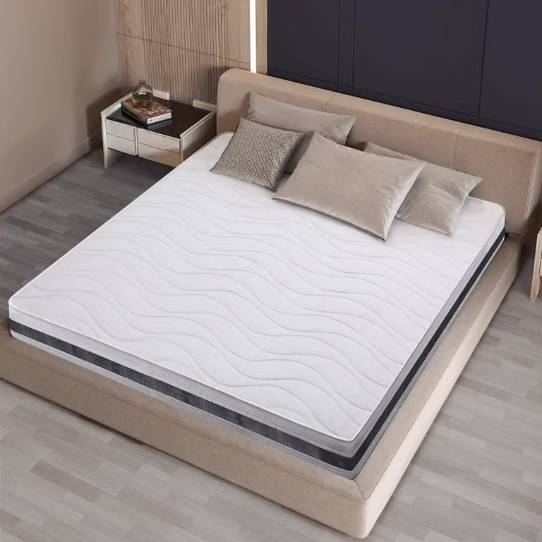 Wit Waterfoam Matras - Hypoallergeen en anti-schimmel schuimmatras voor volwassenen - B/D: 180 x 200 cm