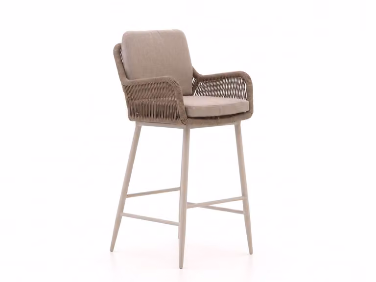 Intenso Isorella Barkruk voor in de tuin - Taupe - Rope design