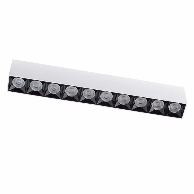 Lyora Witte opbouwspot Midi Led 10x1 leds - 3000K Warm wit
