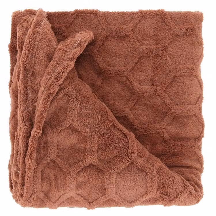 Unique Living Plaid Thor Marsala 200 x 150 cm