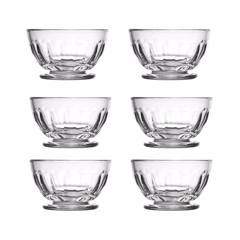 La Rochère Perigord dessertkom klein 15 cl - Set van 6 - Transparant