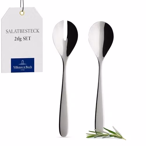 Villeroy & Boch Daily Line saladebestek 2-delig van roestvrij staal, 29,7 cm