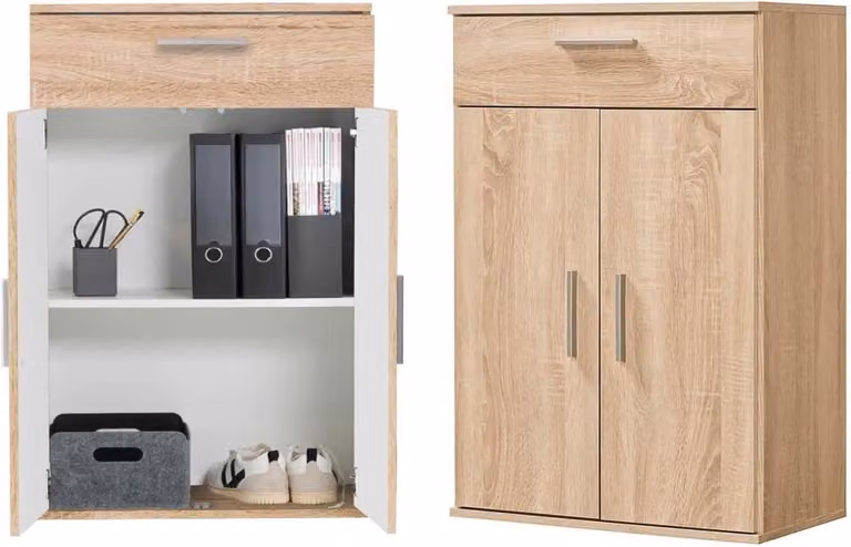 Multifunctionele Archiefkast Sonoma Eiken - Modulair Ladekast Systeem - Breedte: 60 cm