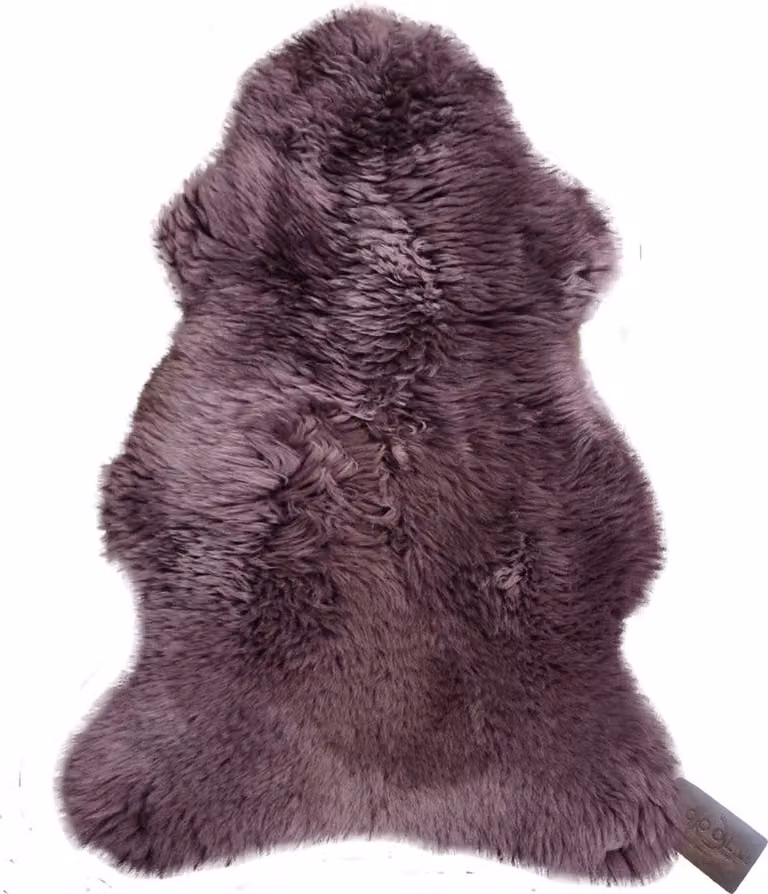 WOOOL Schapenvacht Australisch Paars S - 100% Echte Schapenvacht - Breedte: 90 cm, Diepte: 50 cm