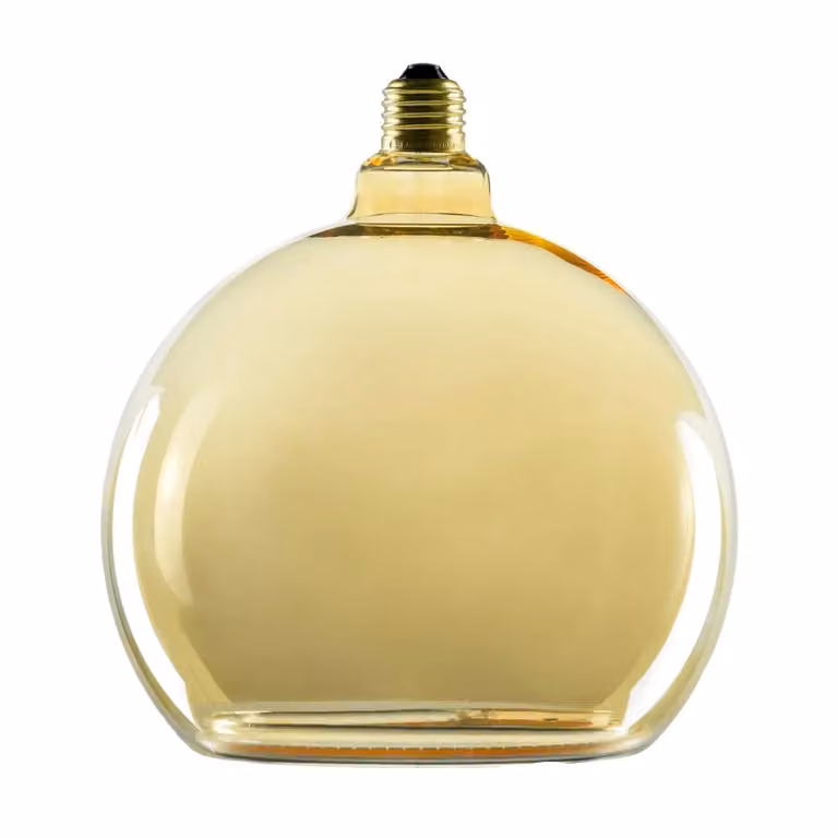 Segula Floating LED Designlamp - Goud/Messing - E27 - 4W - 240lm - 2200K - Dimbaar - Ø 15cm