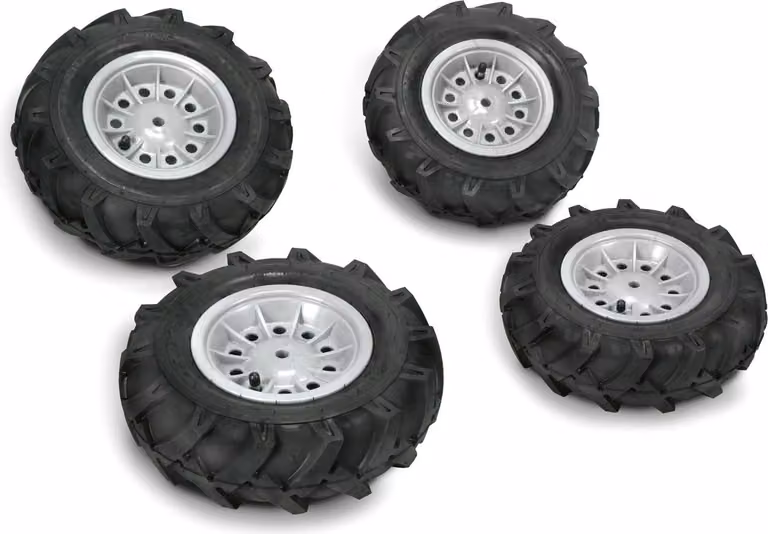 Rolly Toys Luchtbanden voor Tractoren, Zilver, (2x) 32,5 x 32,5 x 11,5 cm en (2x) 31 x 31 x 9,5 cm