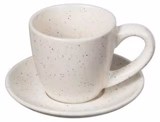Broste Copenhagen Nordic espressokop met onderschaal Ø9 x H5 cm