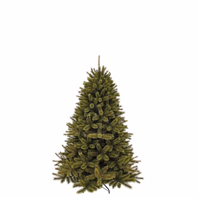 Triumph Tree Forest Frosted Kerstboom Groen - Kunstboom voor Binnen met Frosted Naalden - H 155 cm, B 119 cm