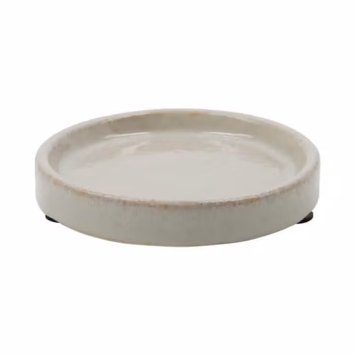 Meraki Datura zeephouder Shellish grey, Diameter: 12,5 cm