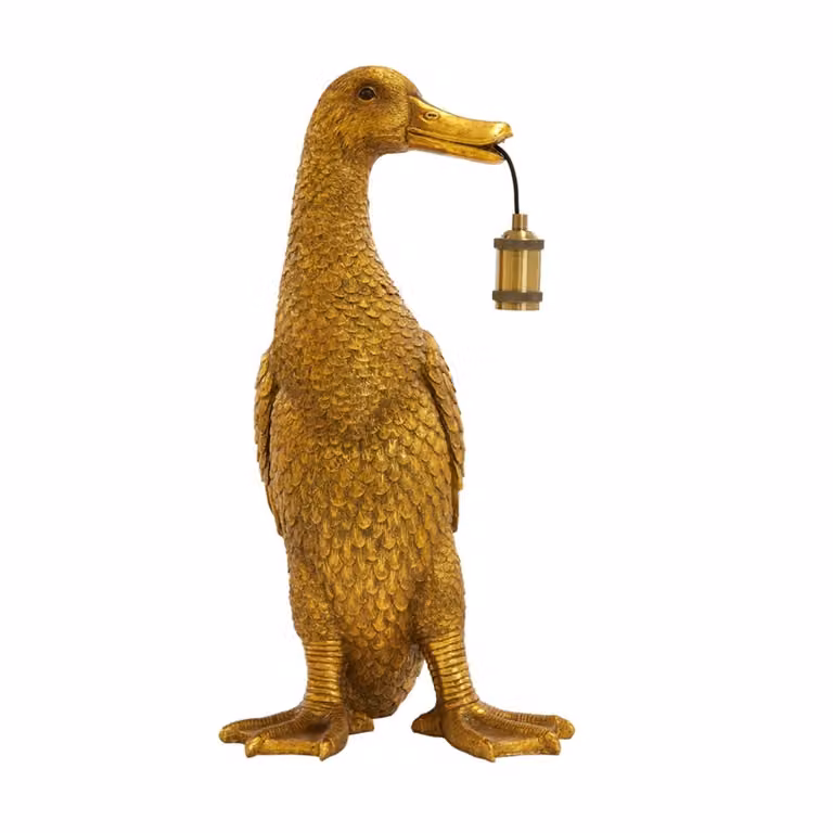Light & Living Tafellamp Duck in antiek brons, Hoogte: 65 cm