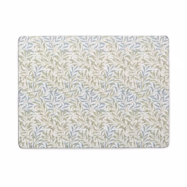 Pimpernel Willow Bough placemat blauw-groen 30 x 40 cm
