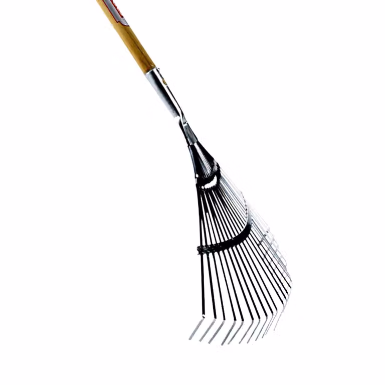 Talen Tools Gazonhark verzinkt plat met steel, 150 cm