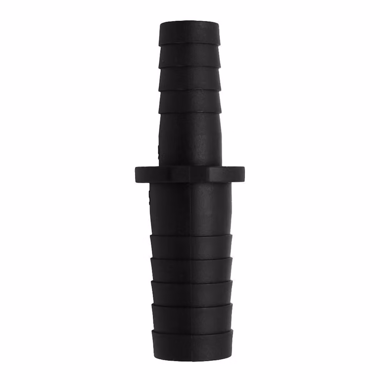 Ubbink slangverbinder recht zwart 25 x 19 mm