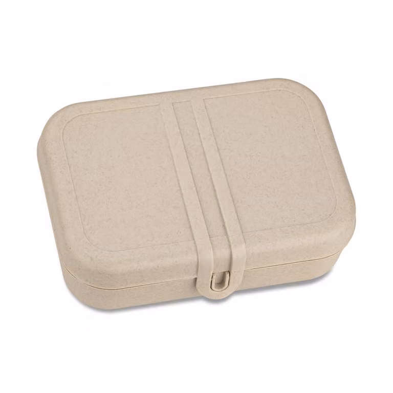 Koziol Pascal lunchbox met verdelers beige B: 17 cm, D: 6 cm, H: 23 cm