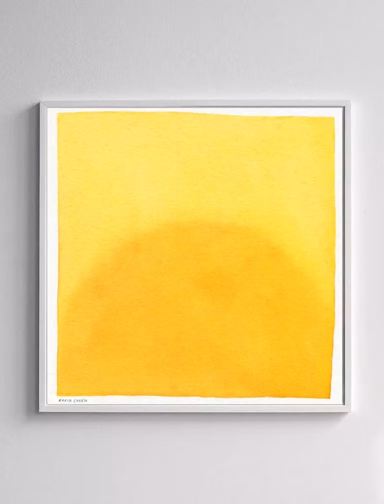 Fine Little Day Morning poster Geel 70 x 70 cm