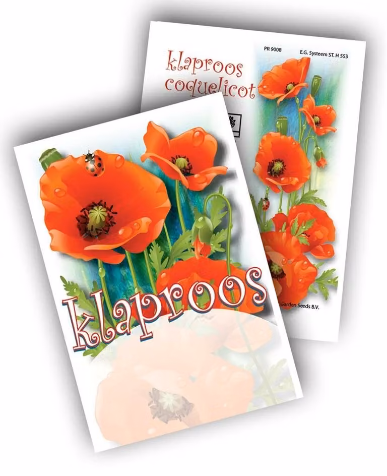 Sluis Garden Cadeau Premium Klaproos 100 zakjes