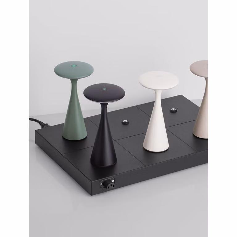 Lyora Oplaadbasis voor 6 lampen, zwart, tabletop