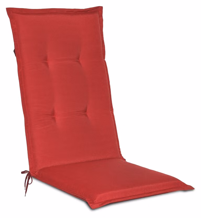 Beautissu Tuinstoelhoezen Loft HL Armchair, Rood, B/D/H: 120 x 50 x 6 cm