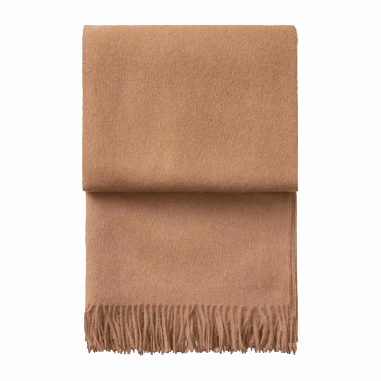 Elvang Denmark Classic plaid voor volwassenen - Camel