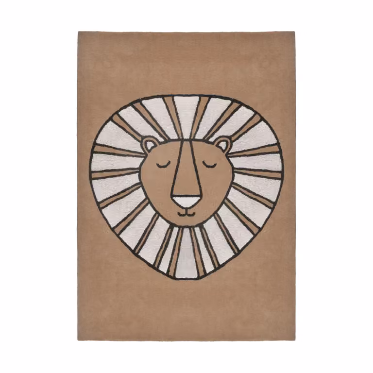 Scandi Living Roar wollen vloerkleed Sand 170 x 240 cm