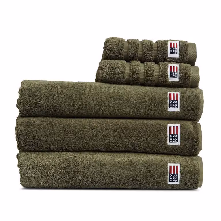 Lexington Icons Original handdoek Dusty olive 30 x 50 cm