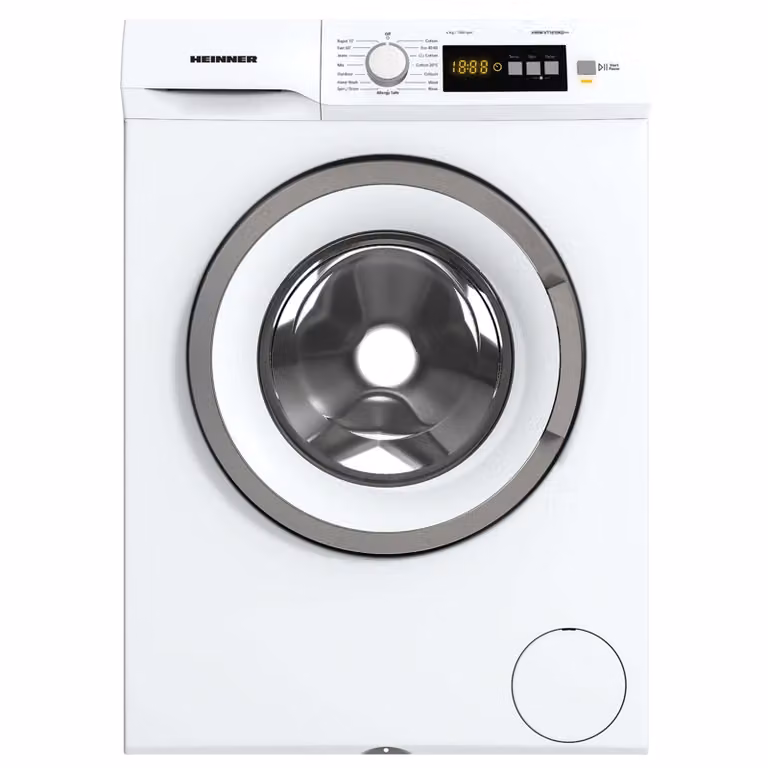 Heinner HWM-VT1610KD++ Voorlader Wasmachine 6 kg, 1000 tpm, LED-display, Eco Logic, Wit