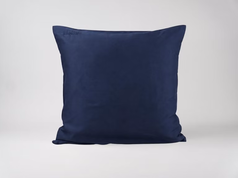 Bedrebel Kussensloop Midnight blue 100% katoen percale met ritssluiting 40x80 cm