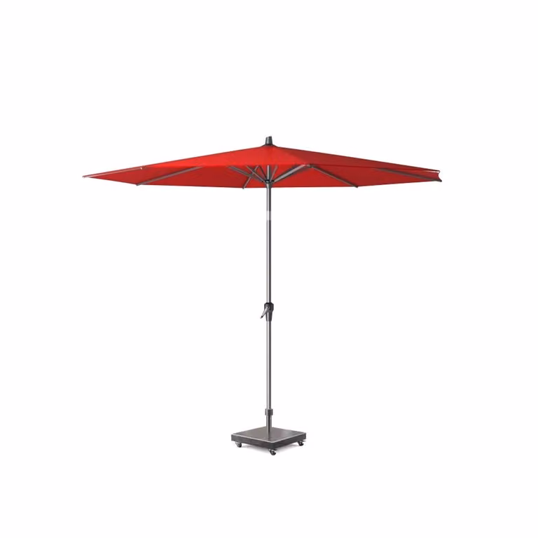 Riva stokparasol Platinum rood Ø300cm