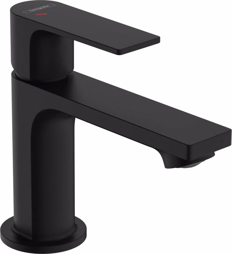 Hansgrohe Rebris E 80 CoolStart enkeldraaikraan voor wastafel met trekstang, MSW