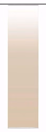 Home Fashion Madrid schuifgordijn, zand/beige, B: 60 cm, H: 245 cm