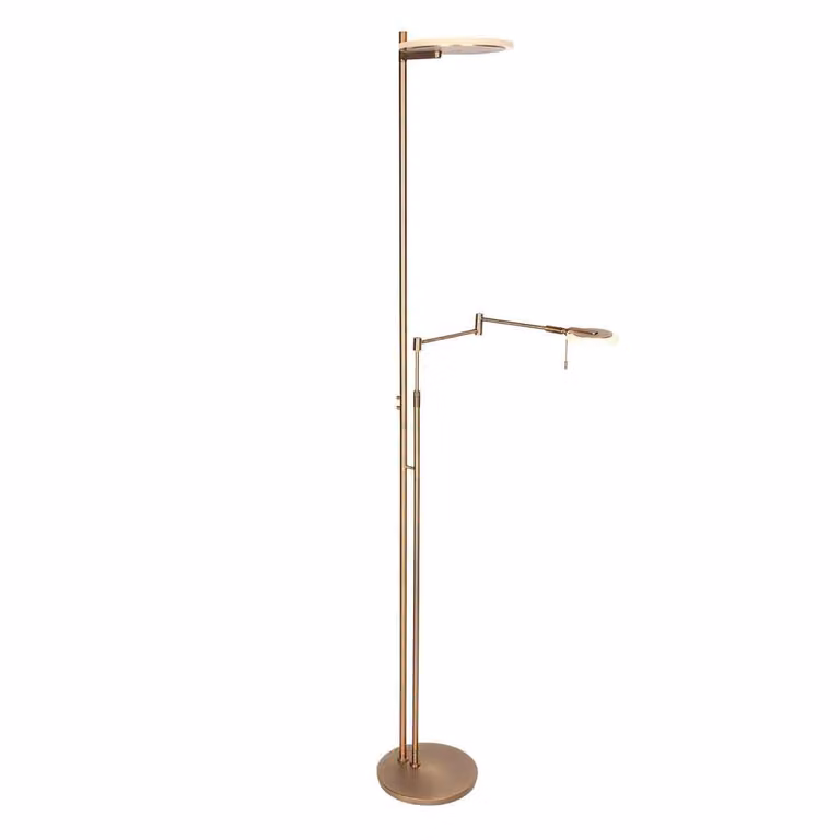 Steinhauer Turound design leeslamp met 2 LED-lichten in brons