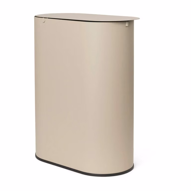 Ferm Living Enkel Prullenbak Medium - Beige/Cashmere
