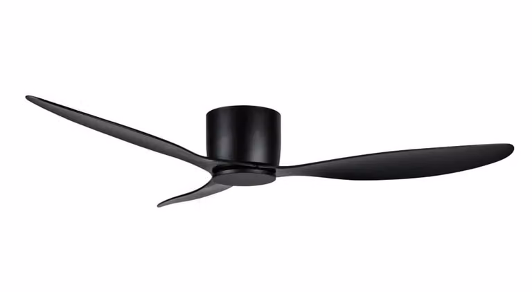 Ylumen Plafondventilator Brezza met 3 bladen, 132 cm, zwart