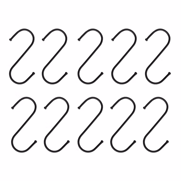 QUVIO Ophanghaken, 10 stuks, Hoogte: 9,5 cm