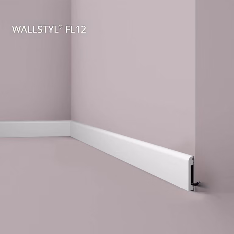 NMC FL12 WALLSTYL Noel Marquet Plint Vloerlijst Sierlijst 2 m