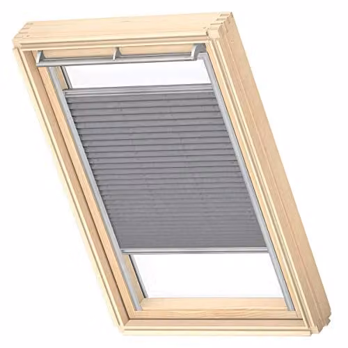 VELUX Dakraam Lichtdoorlatend Plisségordijn FHL, UK08, Donkergrijs