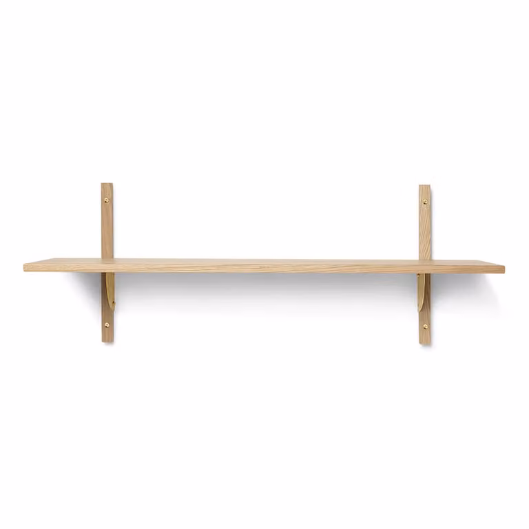 Ferm Living Sector plank L/S Eiken en Messing
