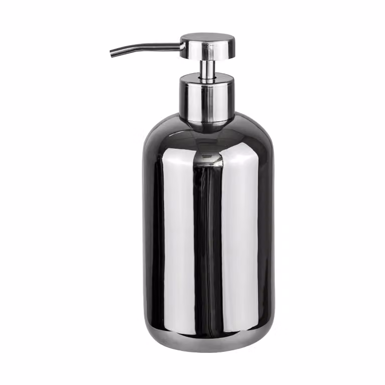 Mette Ditmer Lotus zeepdispenser hoog Chrome