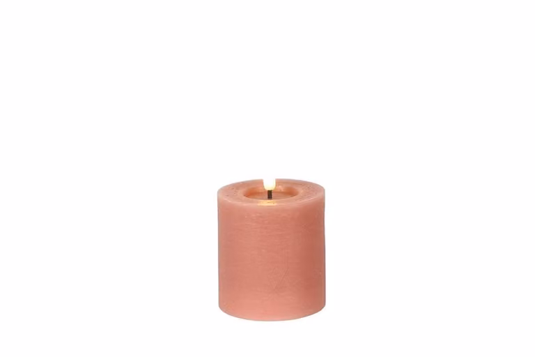 Countryfield Led kaars Lyon roze D7,5 H 8 cm