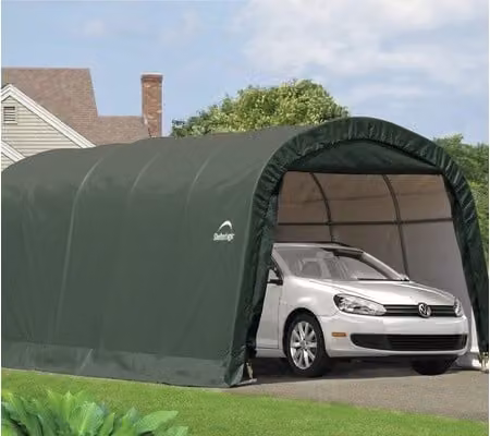 Shelter Logic folietunnel Weidezelt In-A-Box, groen, 300 x 610 cm