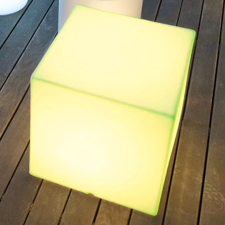 Newgarden Cuby moderne dimbare solar LED tuinverlichting wit