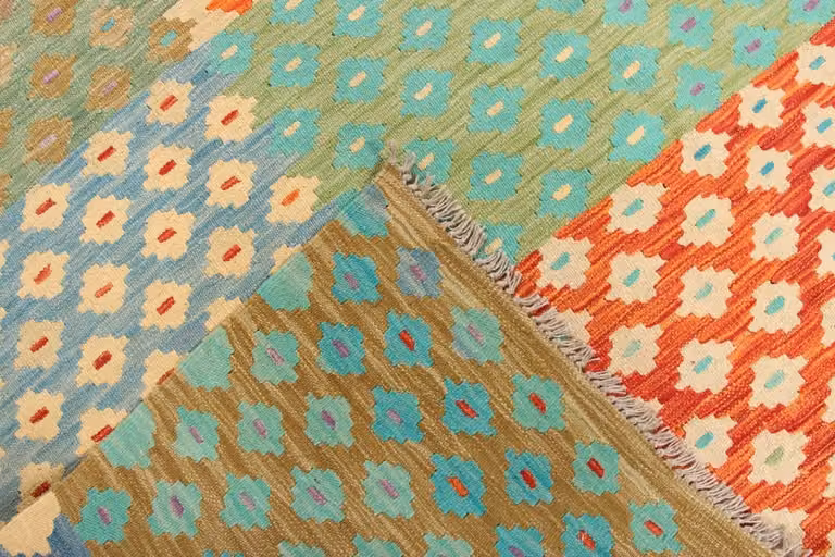Traditioneel handgemaakt Wol Gazni Tribaal Kilim Tapijt