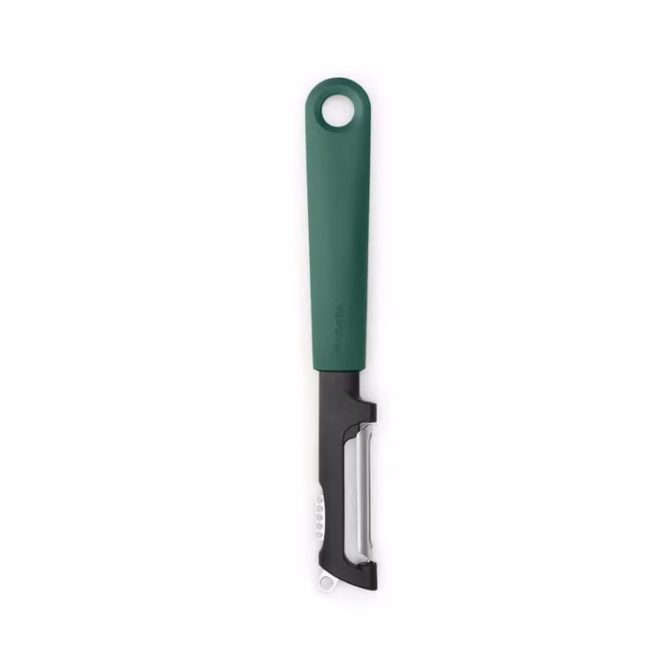 Brabantia TASTY+ Draaibare Food Peeler en Zester in Fir Green