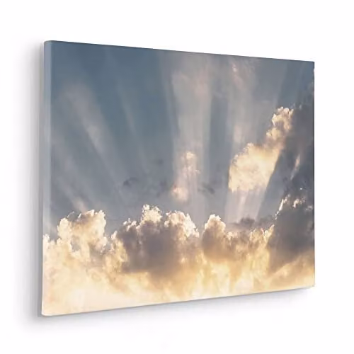 Komar Keilrahmenbild Enlightenment Canvas Wanddecoratie Landschap Multicolour B: 60 cm, H: 40 cm