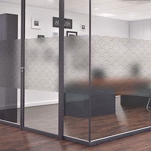 Art Deco Privacy Raamfolie - Ondoorzichtige Stickers voor Ramen en Douchedeuren - 40 x 100 cm