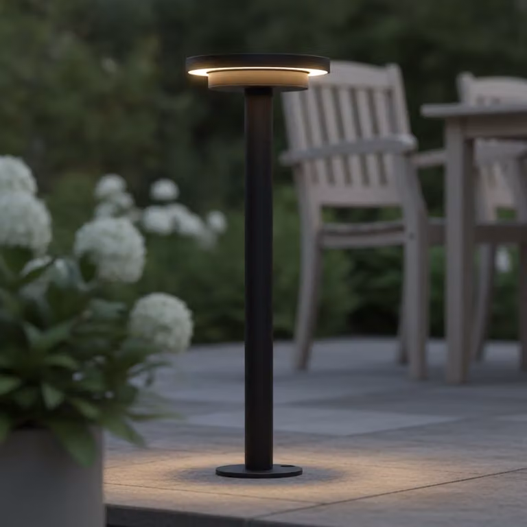 Lyora Nitro design LED tuinlamp zwart Hoogte: 43,7 cm